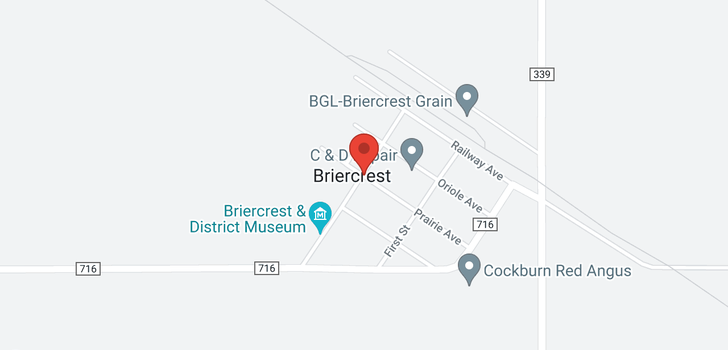 map of BRIERCREST ACREAGE 158.8 ACRES
